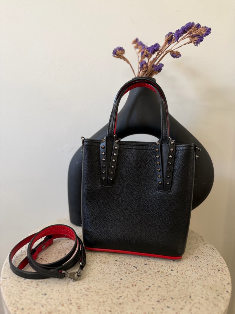 CHRISTIAN LOUBOUTIN CABATA MINI TOTE BAG - Picture 3 of 13